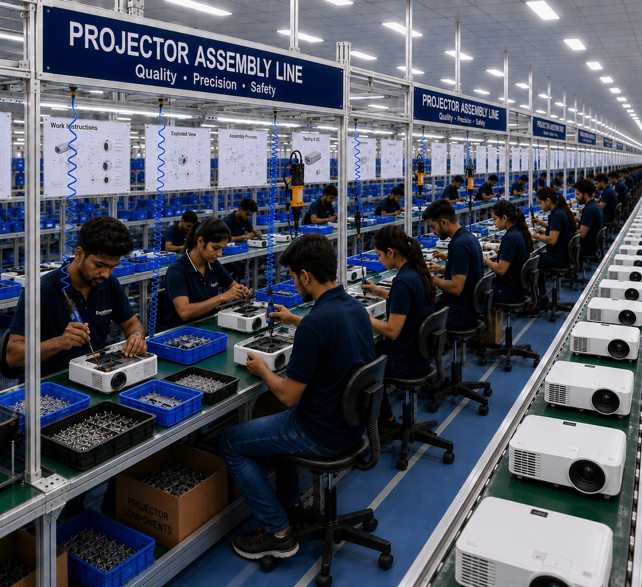 Projector Assembling Service